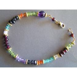 Rainbow Gemstone Bracelet