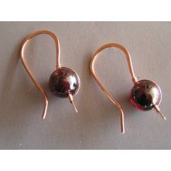 Large Garnet Earrings