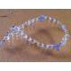 Tanzanite and Rock Quartz Gold Bracelet