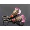 Pink Drop Earrings