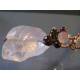 Wire Wrapped Rose Quartz and Garnet Pendant