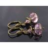 Sparkling Pink Crystal Earrings