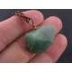 Cool Unisex Chain with Green Aventurine Nugget Pendant