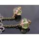 Czech Crystal Filigree Flower Earrings