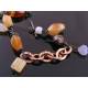 Chalcedony Copper Bracelet