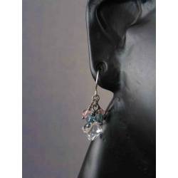 Super Sparkly Swarovski Crystal Earrings in Sterling Silver