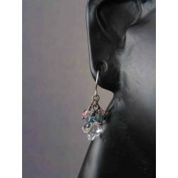 Super Sparkly Swarovski Crystal Earrings in Sterling Silver