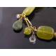 Olive Quartz Vermeil Bracelet