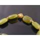 Olive Quartz Vermeil Bracelet