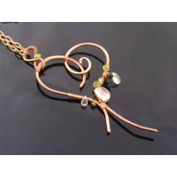 Hand Made Heart Pendant Necklace
