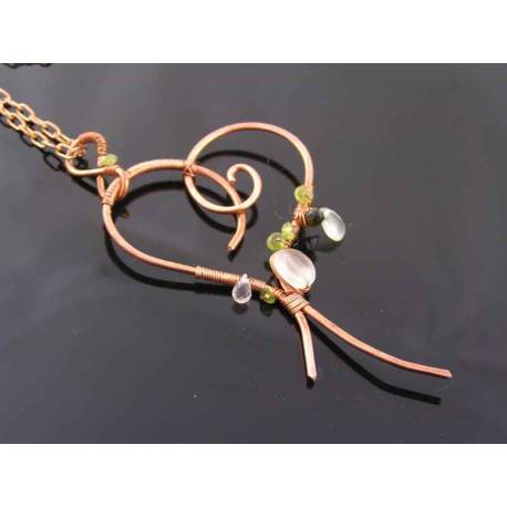 Hand Made Heart Pendant Necklace