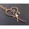 Hand Made Heart Pendant Necklace