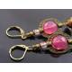 Shades of Pink, Dangle Earrings