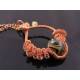 Wire Wrapped Handmade Pendant with Handmade Lampwork Bead
