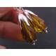 Golden Brown Lightweight Acrylic Drop Earrings