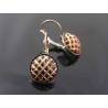 Vintage Red and Gold Earrings
