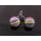 Colourful Cabochon Sleeper Earrings