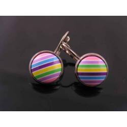 Earrings with Stripes