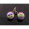Earrings with Stripes