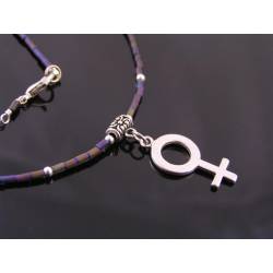 Venus Symbol Necklace, Feminist Symbol