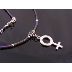 Venus Symbol Necklace, Feminism Symbol