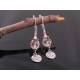 Czech Glass Flower Earrings