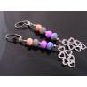 Long Earrings with Pastel Colours