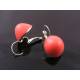Coral Earrings, Retro Style