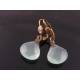 Mint Green Chalcedony Earrings