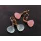 Mint Green Chalcedony Earrings
