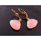 Peach Chalcedony Earrings