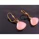Peach Chalcedony Earrings