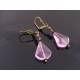 Pink Drop Earrings