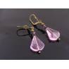 Pink Drop Earrings