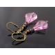 Pink Drop Earrings