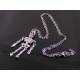 Movable Skeleton Necklace, Halloween Necklace
