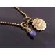 Star Sign Virgo Necklace with Birthstone Sapphire