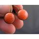 Burnt Orange Sleeper Earrings
