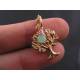 Rose Gold Necklace with Tree of Life Charm and Chrysoprase