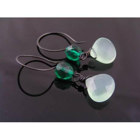 Green Earrings