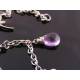 Birthstone Bracelet, Charm Bracelet, Durable Stainless Steel