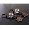 Celestial Earrings with Mystic Quartz