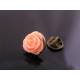 Coral Flower Pin Brooch