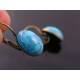 Turquoise Cabochon Sleeper Earrings