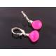 Pink Chalcedony Earrings