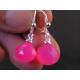 Pink Chalcedony Earrings