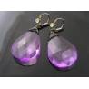 Purple Earrings, Light Weight Acrylic