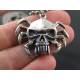 Skull Spider Necklace