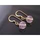 Ametrine Earrings, gold filled