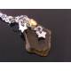 Beer Quartz, Citrine and Star Charm Necklace